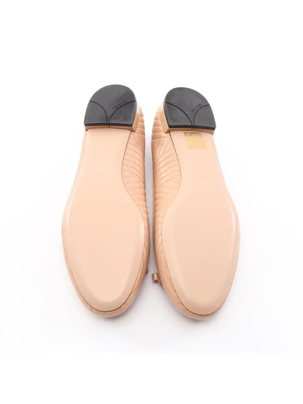 Prada Quilting Pumps Flat Shoes #36 #339899P35B